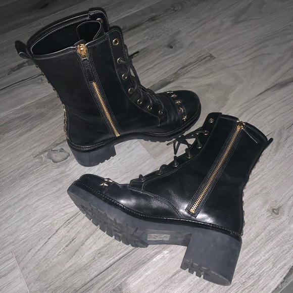 Michael Kors Cory Star Studded Combat Boot - Picture 5 of 7